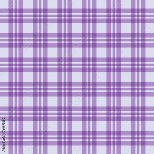 Seamless purple plaid pattern