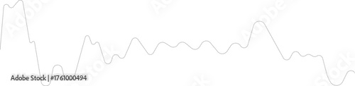 A dotted line graph showing a market trend represented by a vector-style line, with smooth movement.