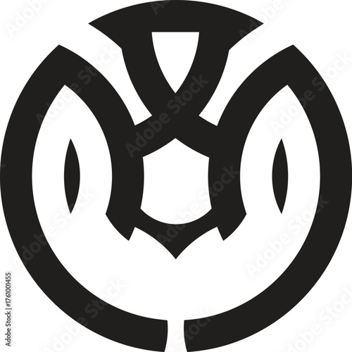 Abstract Graphic Emblem Design