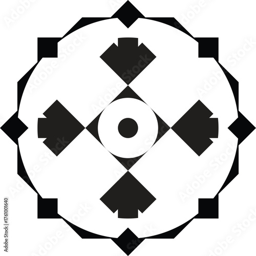 Geometric Pattern Design with Abstract Shapes