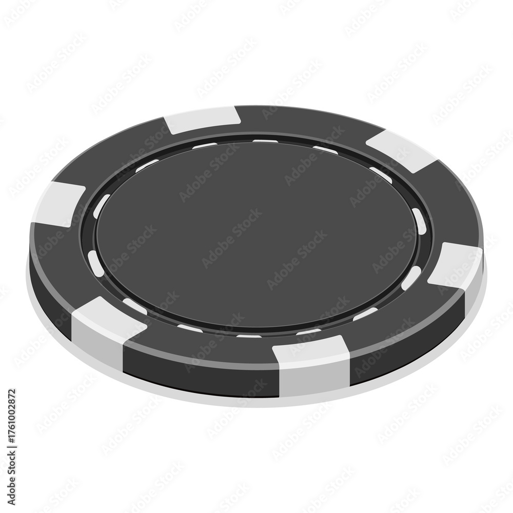 Naklejka premium 3D Isometric Flat Set of Casino Elements. Item 9