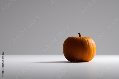 halloween decorations, the pumpkins orange outline against a white backdrop