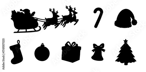 PNG xmas silhouettes 