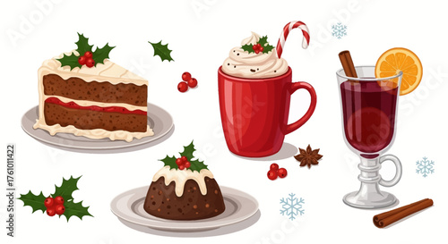 Indulge in festive cheer with decadent Christmas desserts and warm winter drinks, perfect for holiday baking projects and joyful celebrations