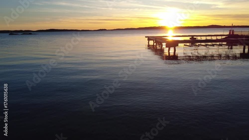 sunset on the beach