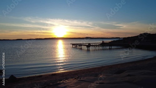 sunset at the beach