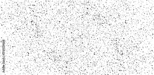 Snow, stars, twinkling lights, rain drops on black background. Abstract vector noise. Small particles of debris and dust. Distressed uneven grunge texture overlay.