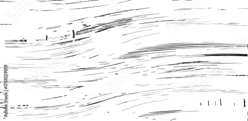 Vector brush stroke texture. Distressed uneven grunge background. Abstract vector illustration. Overlay over any design to create interesting effect and depth. Black isolated on white. EPS10