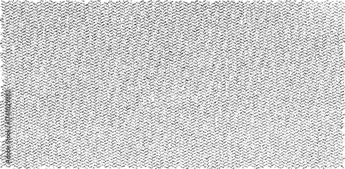 Vector fabric texture. Distressed texture of weaving fabric. Grunge background. Abstract halftone vector illustration. Overlay to create interesting effect and depth. Black isolated on white. EPS10.