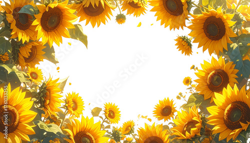 Wallpaper Mural Hintergrund Sonnenblumen Torontodigital.ca