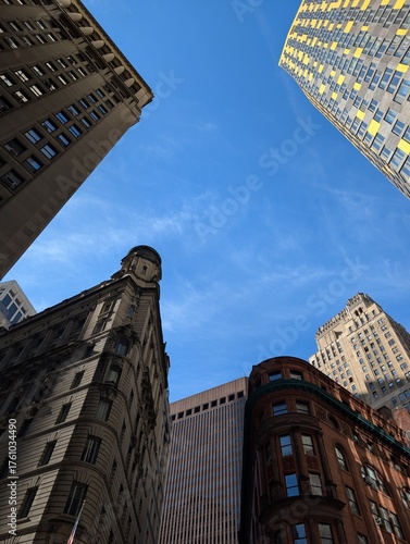 Overview of Downtown Manhattan, Financial District in New York, NY - October 2025