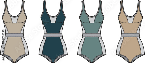 Stylish One-Piece Swimsuit Variations for Summer Fun and Water Activities