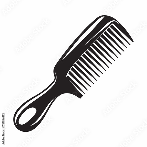 Hair comb with wide teeth for styling and detangling, essential grooming tool for all hair types. This hair comb is ideal for use in salons, homes, or on-the-go for maintaining healthy hair.