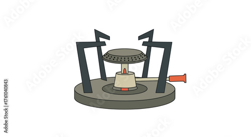 Compact Portable Camping Gas Stove Burner.