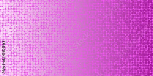 Shining pink purple disco party pattern background. Iridescent sequin mosaic texture. Abstract sparkling halftone wallpaper. Pop up comic glowing glitter backdrop. Retro vector design template