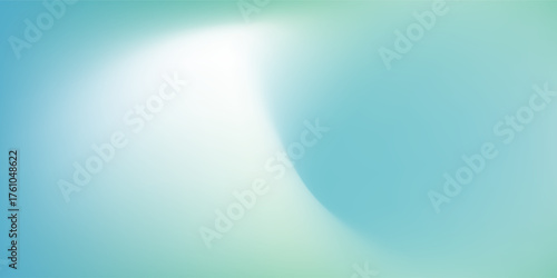 Abstract green blue color gradient background.
