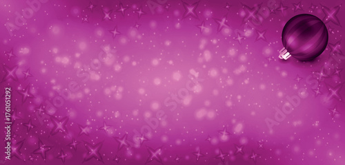 Pink grunge Christmas background, Christmas wishes background, Winter Snowfall Christmas background, Flying snow flakes and stars on winter Pink background. snowflake template. Vector illustration.