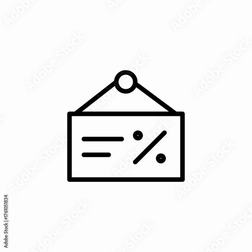 discount sale percentage icon sign vector