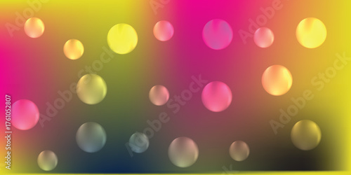 Abstract blurred gradient mesh background in blue and yellow colors of the Ukrainian national flag.  design vector illustration
