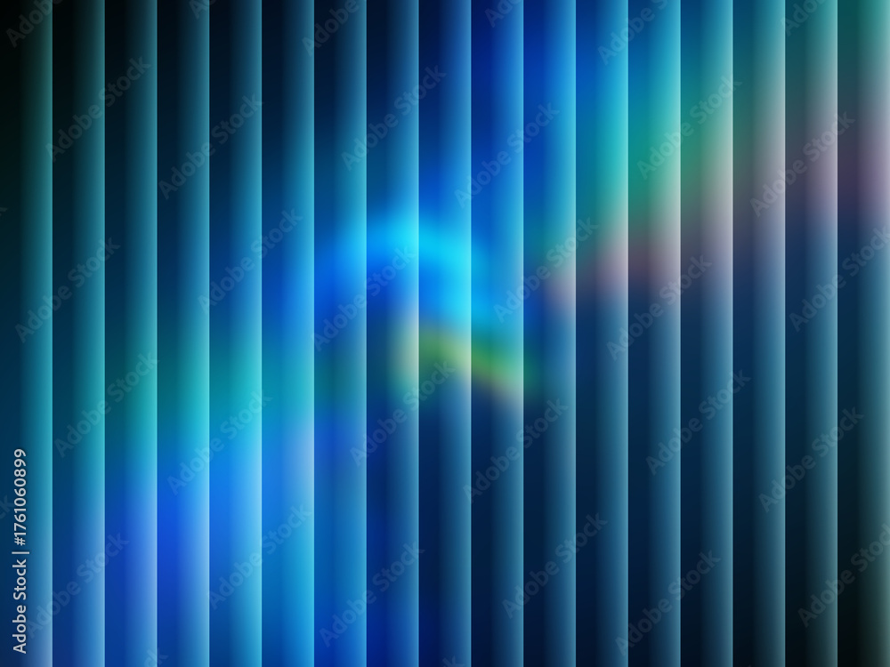 Obraz premium Dynamic Light Blue Shimmering Vertical Stripes Backdrop Design Background