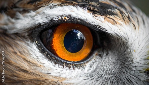 closeup of egal eyes