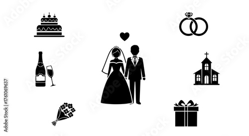 Beautiful Wedding Ceremony Celebration Elements for Nuptials