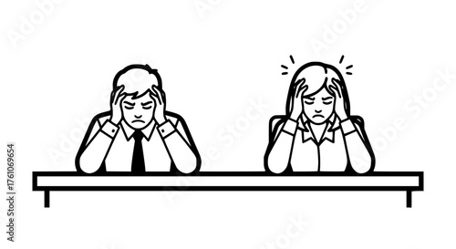 Struggling individuals experiencing mental distress and anxiety