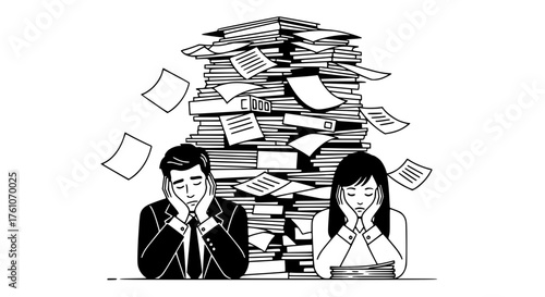 Overwhelmed by Mountains of Paperwork and Tasks