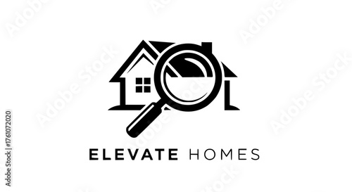 Real Estate House Inspection Magnifying Glass Search