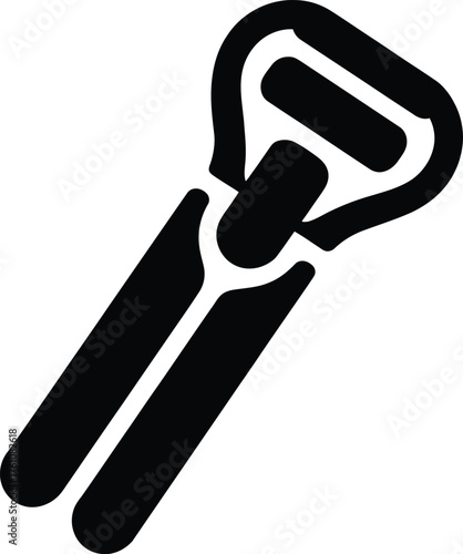 Simple Bottle Opener or Can Opener Tool Icon