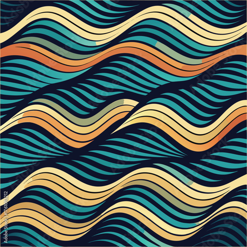 seamless wave pattern