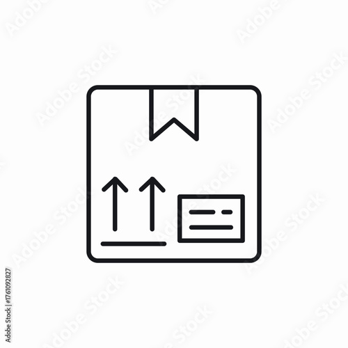 delivery package box icon sign vector
