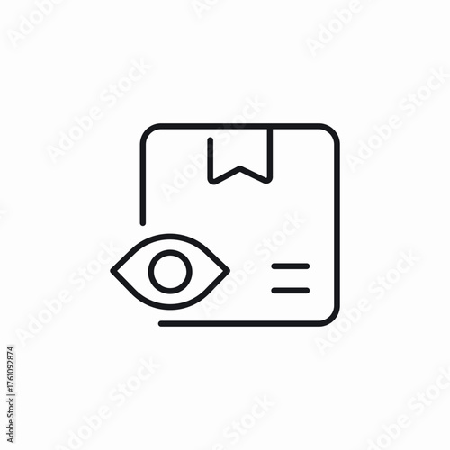 delivery package view track icon sign vector