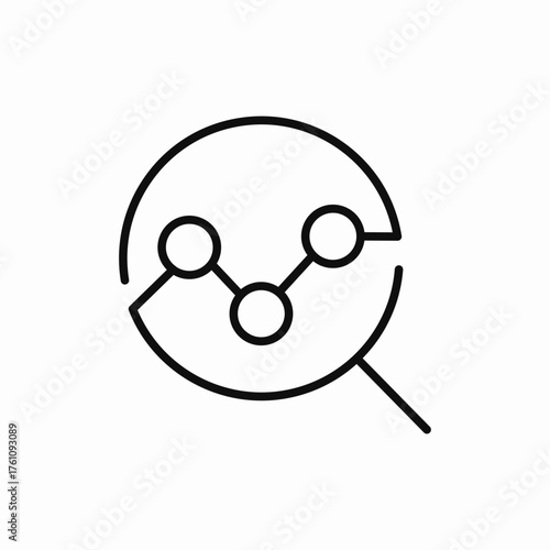 search analytics statistics icon sign vector