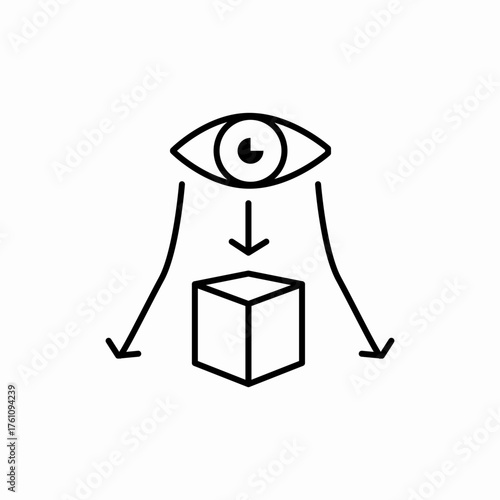 box view icon sign vector
