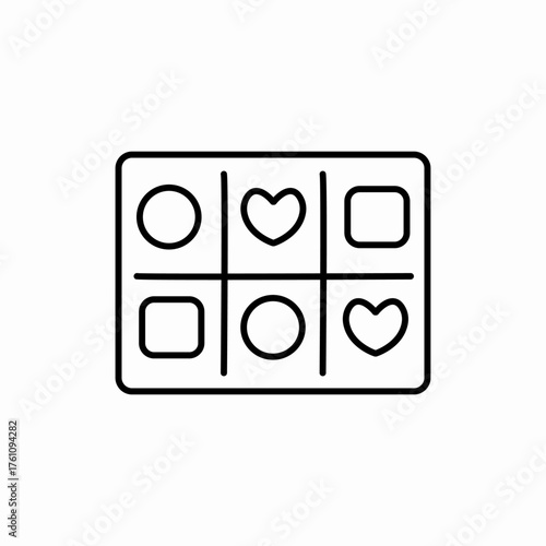 cake baking pan icon sign vector