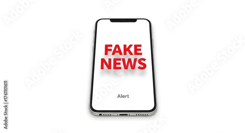 Smartphone screen displaying red 