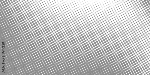 Polka dot pop art halftone pattern. Red dots on orange background