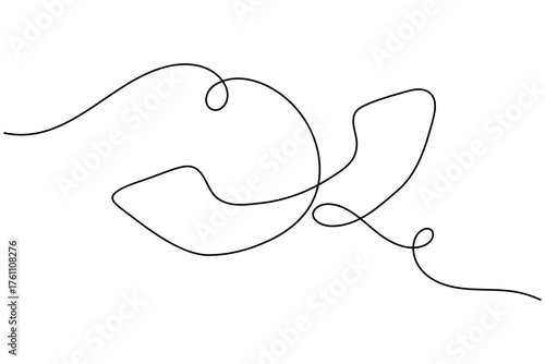 Communication call icon continuous one line drawing on white background minimal mobile and telephone outline vector illustration