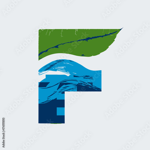 Abstract fox logo design in modern pink and blue colors on a dark background. Stylized animal illustration for creative concepts.