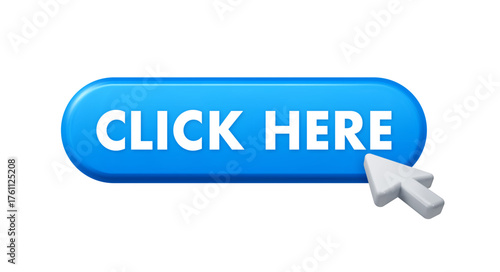 Mouse cursor pointing at blue CLICK HERE button
