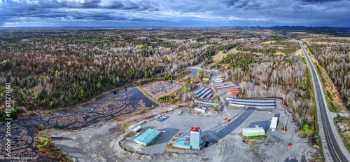 Aerial Mining Site
