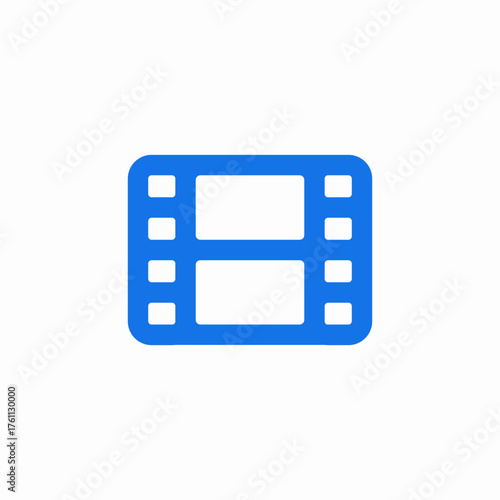video movie film icon sign vector