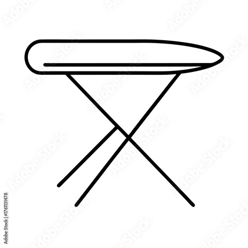 Ironing Board Outline Vector Design