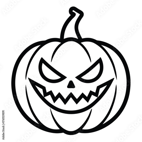 halloween pumpkin head