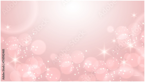 Pink Bokeh, Sparkle, 背景, キラキラ, Light Glow, 優しい光