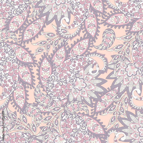 Paisley Seamless pattern fashion design. Vector pattern for textile design and fabrics.