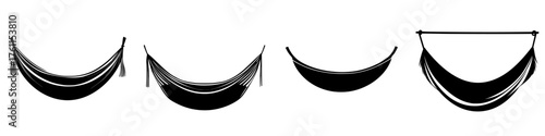 Different styles of hammocks designed for relaxation in outdoor settings during sunny afternoons