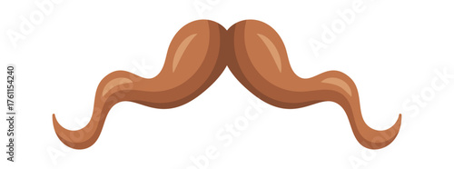 Long wavy gentleman vintage fashion