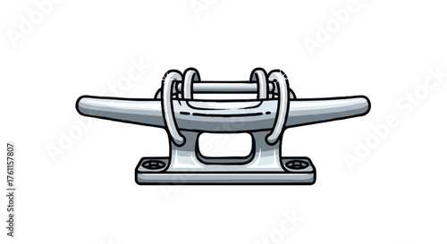 15. **marine horn cleat outline icon vector full color**
